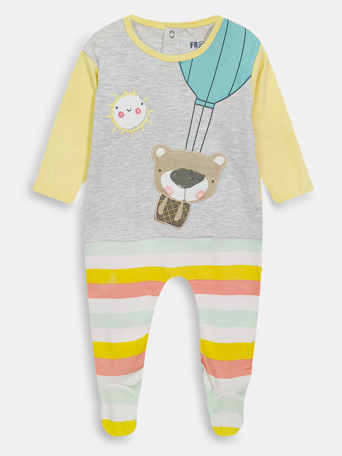 Baby Printed n Applique Sleepsuit