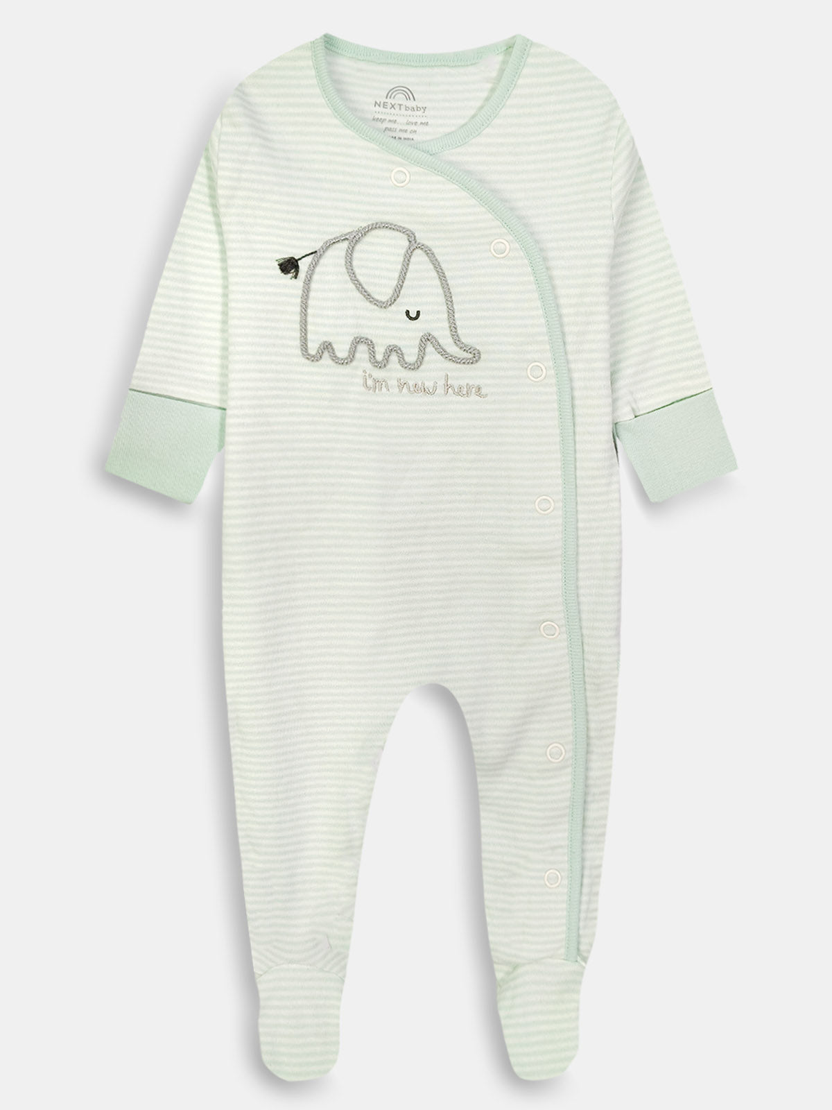 Baby Printed Sleepsuits Mixed