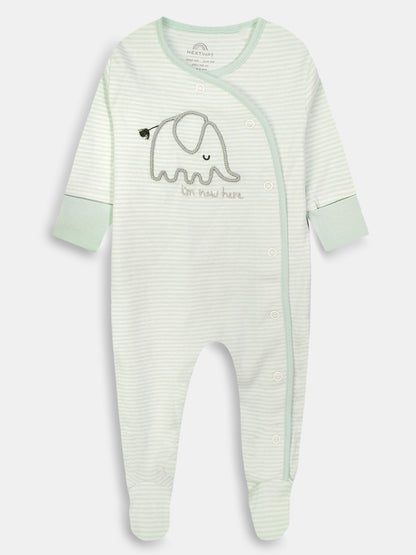 Baby Printed Sleepsuits Mixed