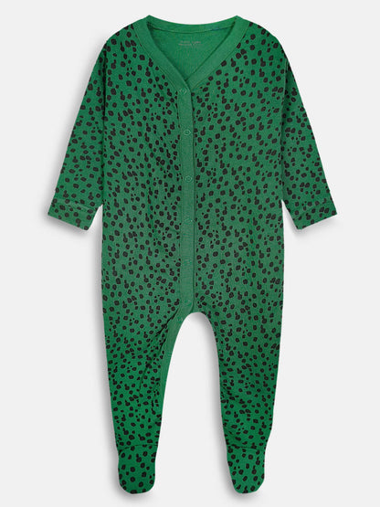 Baby Printed Sleepsuits Mixed