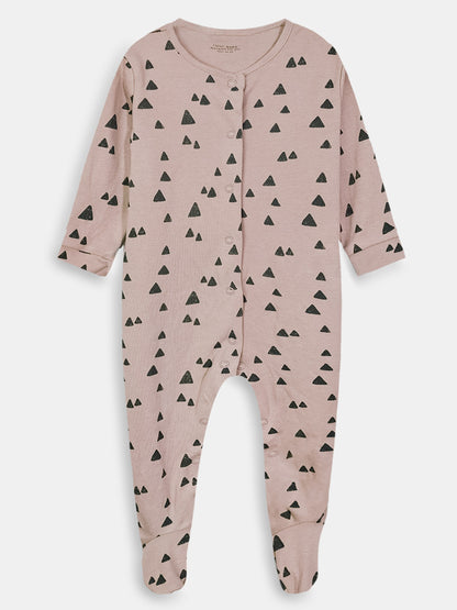 Baby Printed Sleepsuits Mixed