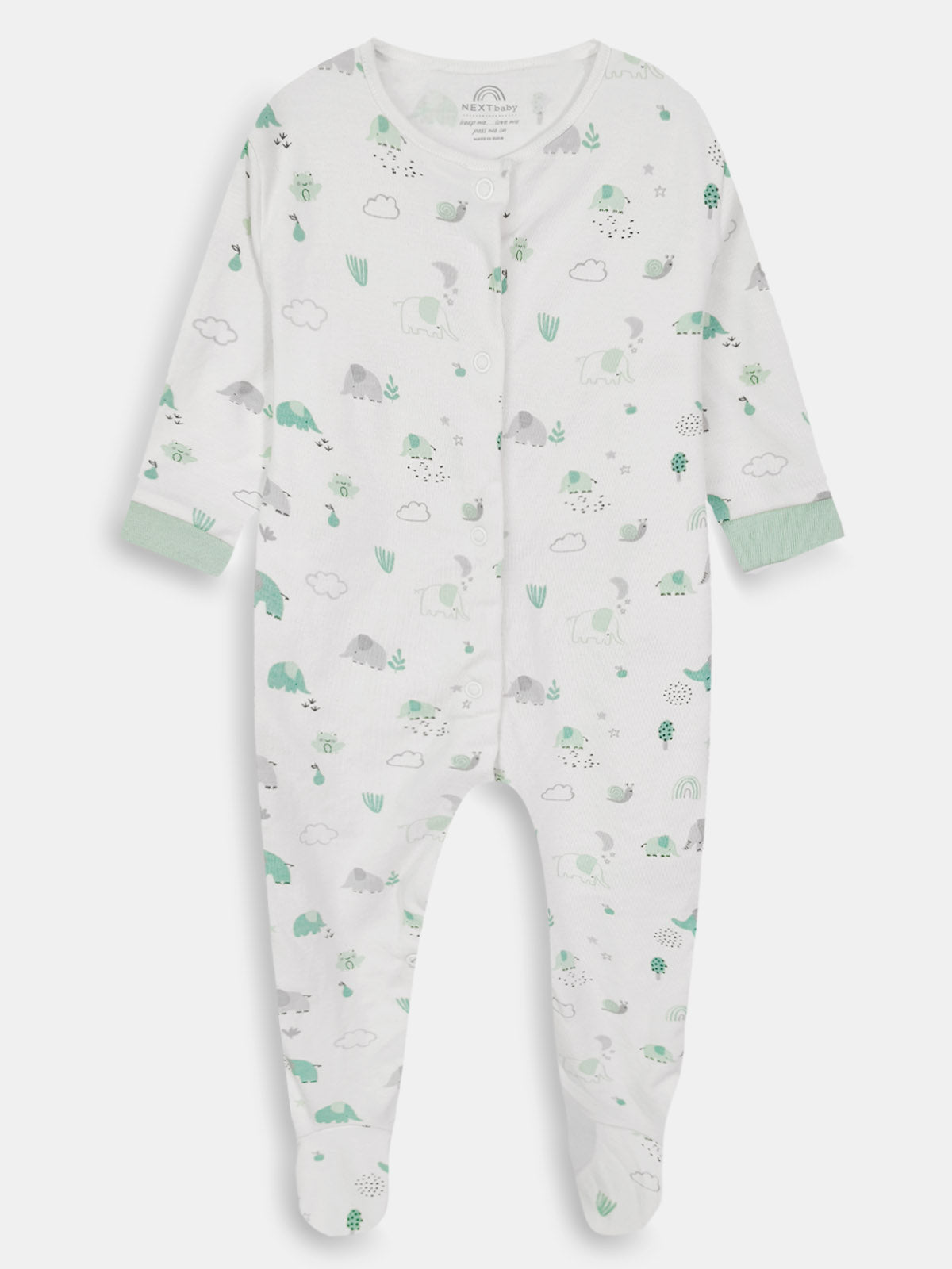Baby Printed Sleepsuits Mixed