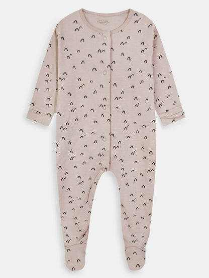 Baby Printed Sleepsuits Mixed