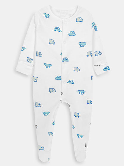 Baby Sleepsuits Pack Of 3 Mixed