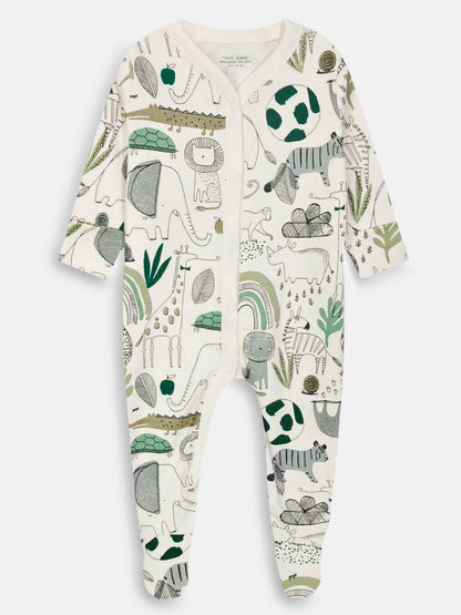 Baby Sleepsuits Pack Of 3 Mixed