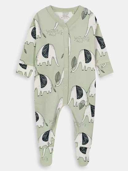 Baby Sleepsuits Pack Of 3 Mixed