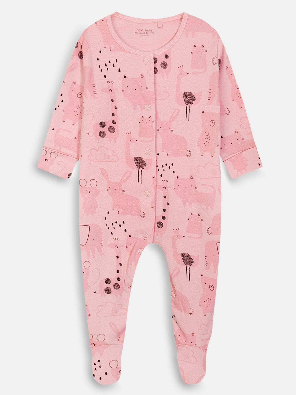 Baby Sleepsuits Pack Of 3 Mixed