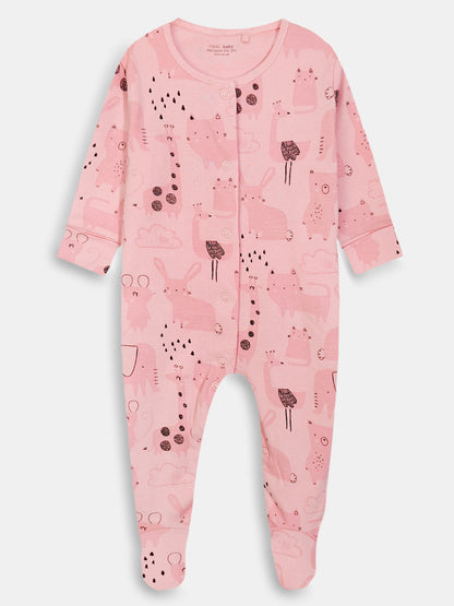 Baby Sleepsuits Pack Of 3 Mixed