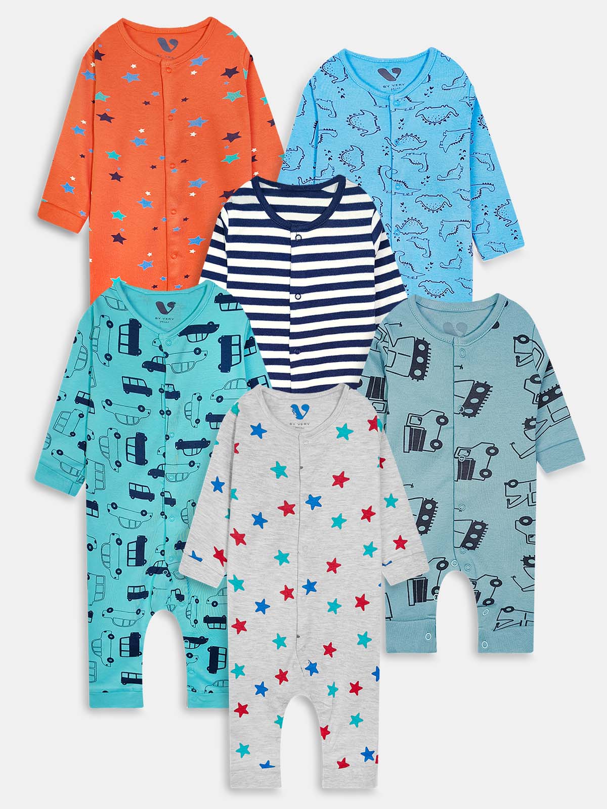 Baby Printed Playsuits Assorted