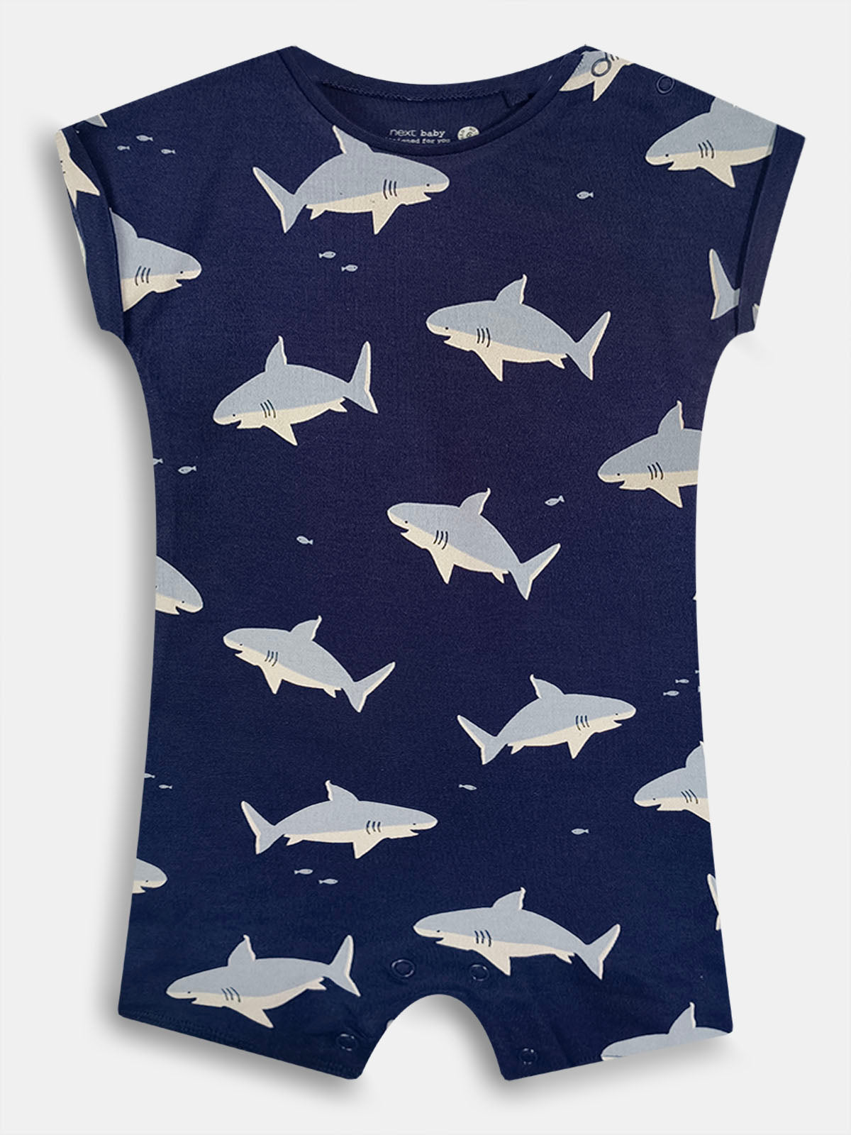 Baby Navy AOP Playsuit