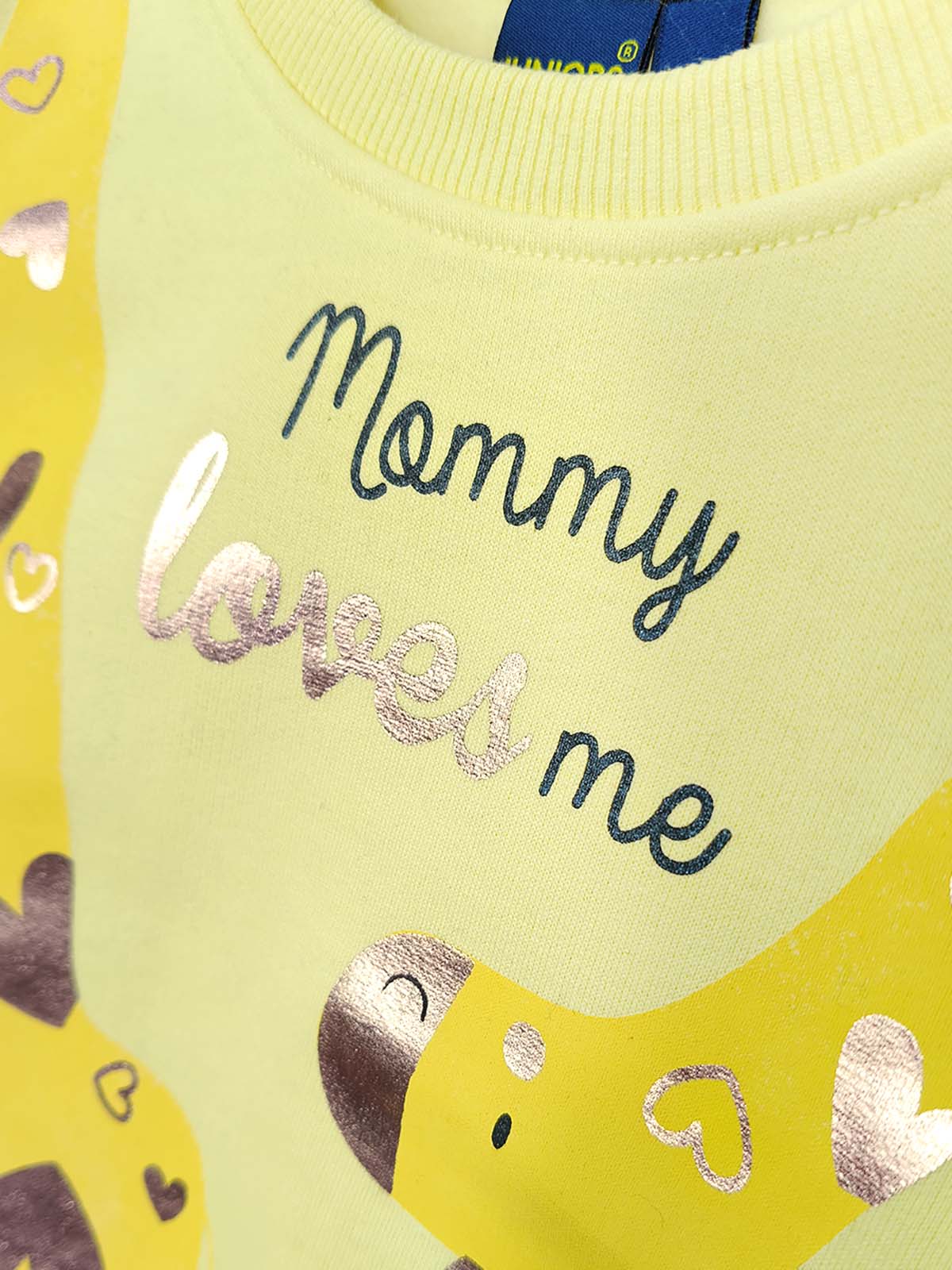 Baby Girls Foil Printed Pullover