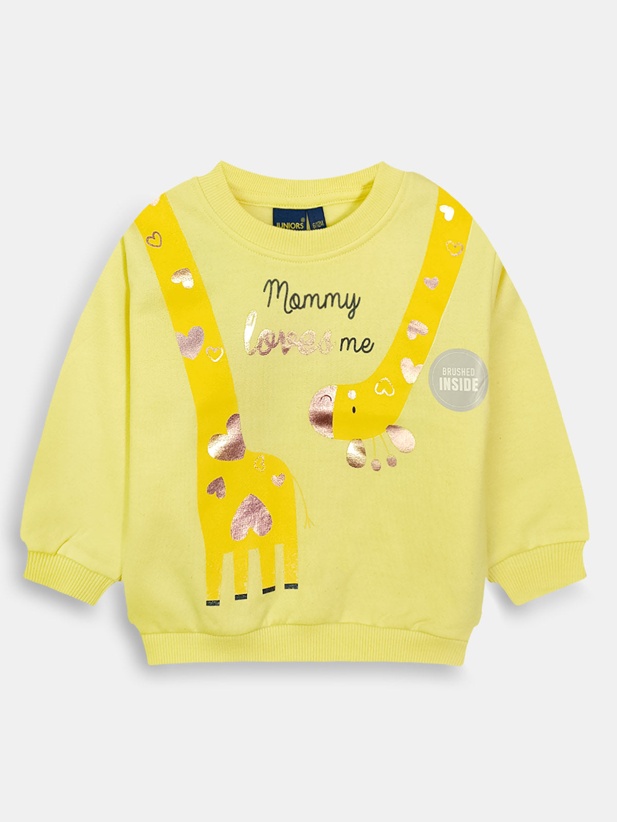 Baby Girls Foil Printed Pullover