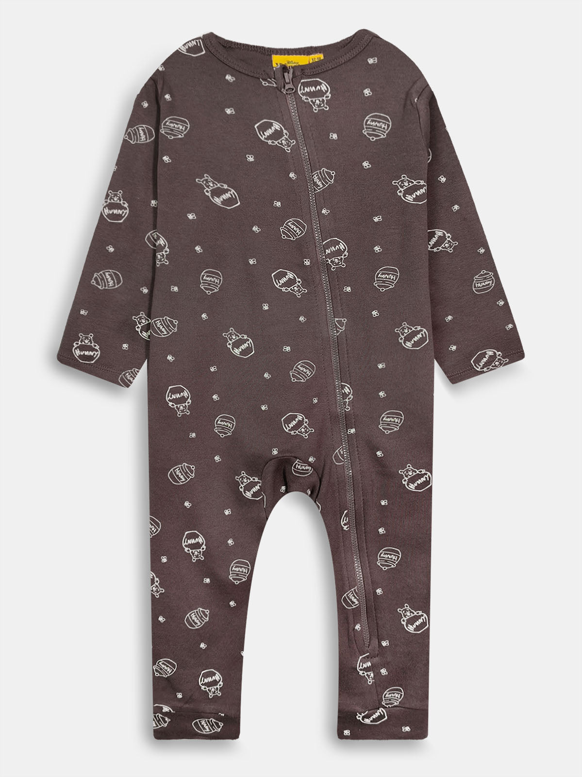 Baby AOP Full Zipper Playsuit