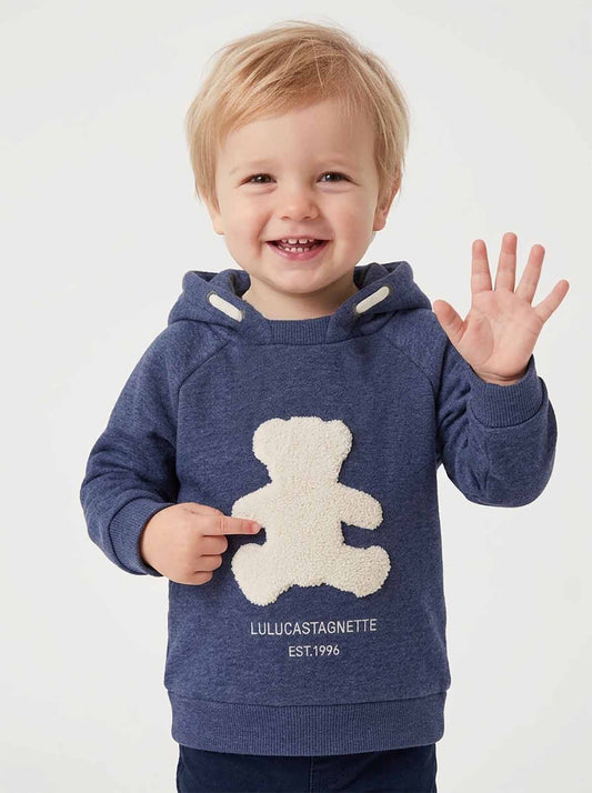 Baby Boys Fleece Hooded Pullover