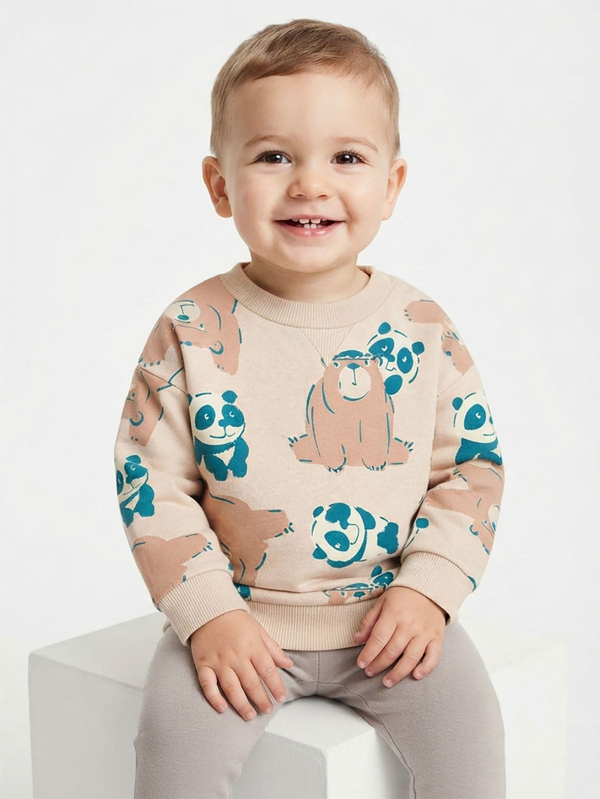 Baby Crew Neck Pullover Sweatshirt