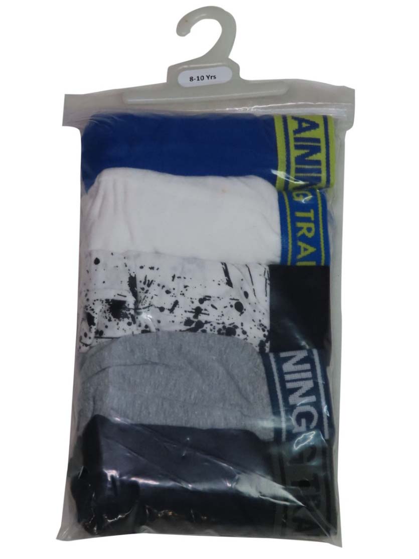 Boys 5 Pack Boxer Shorts