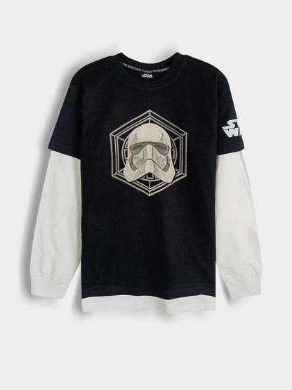 Boys Long Sleeve Printed T Shirt