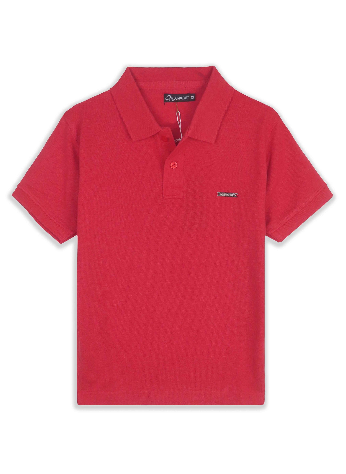 Boys Red Collar T Shirts