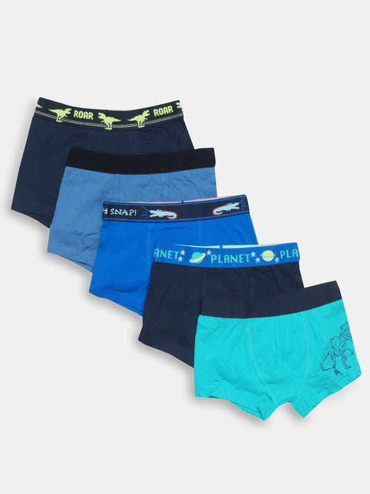 Boys 5 Pack Boxer Shorts