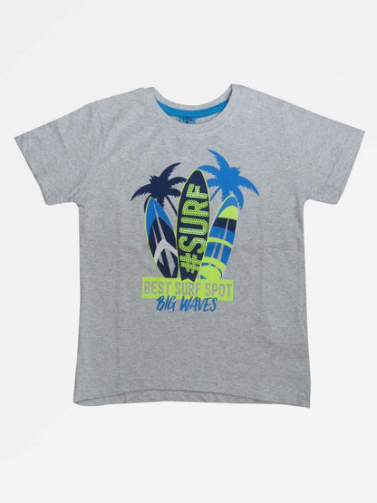 Boys Printed n Sequin T Shirt