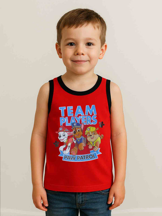 PAW PATROL Boys Sleeveless T Shirt