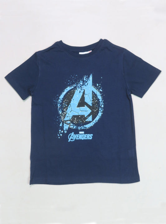 Boys Printed T Shirt Navy