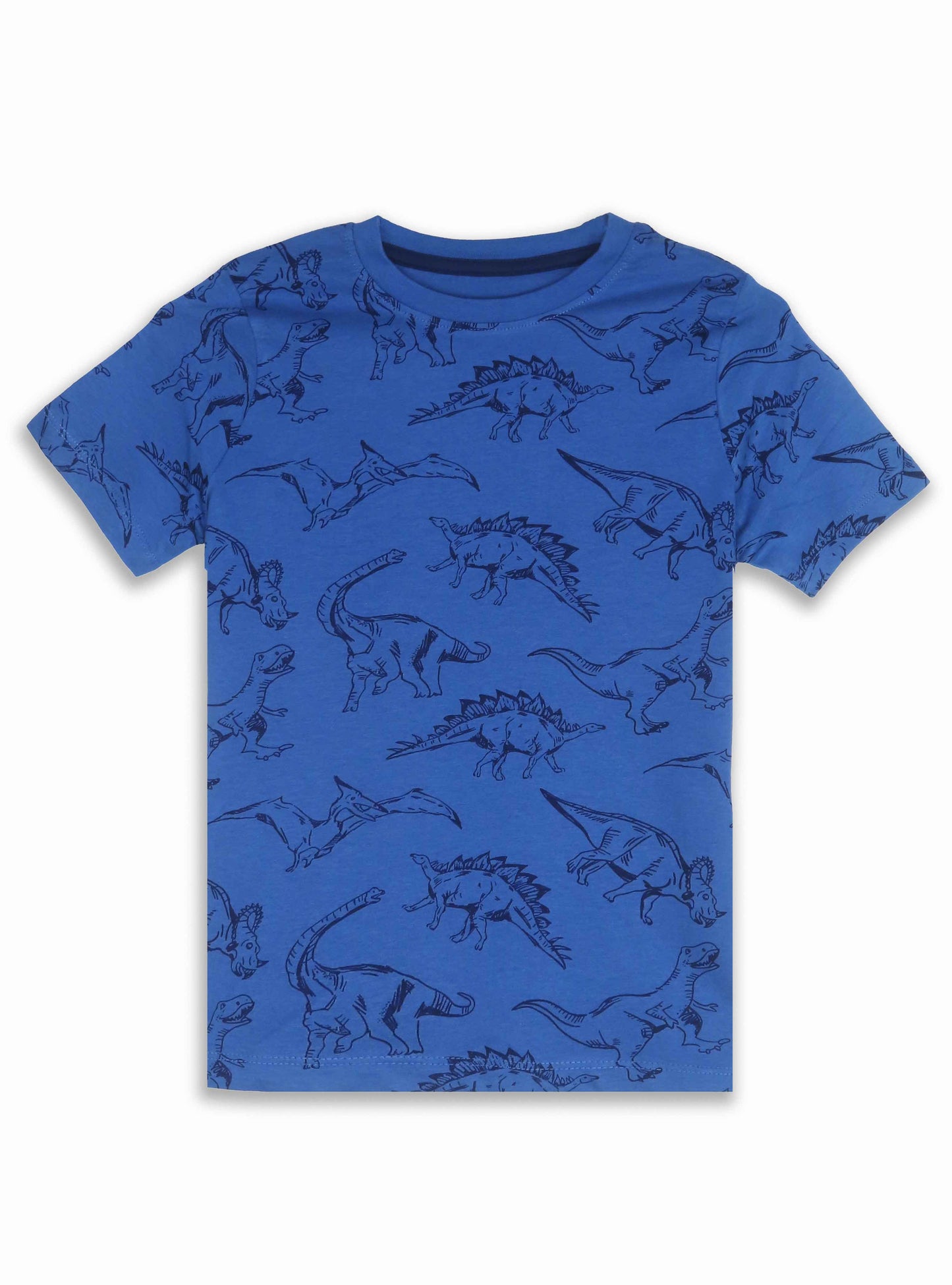 Boys Printed T Shirt Navy