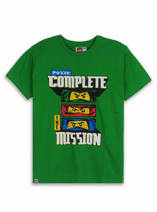 LEGO Boys Printed T Shirt Green