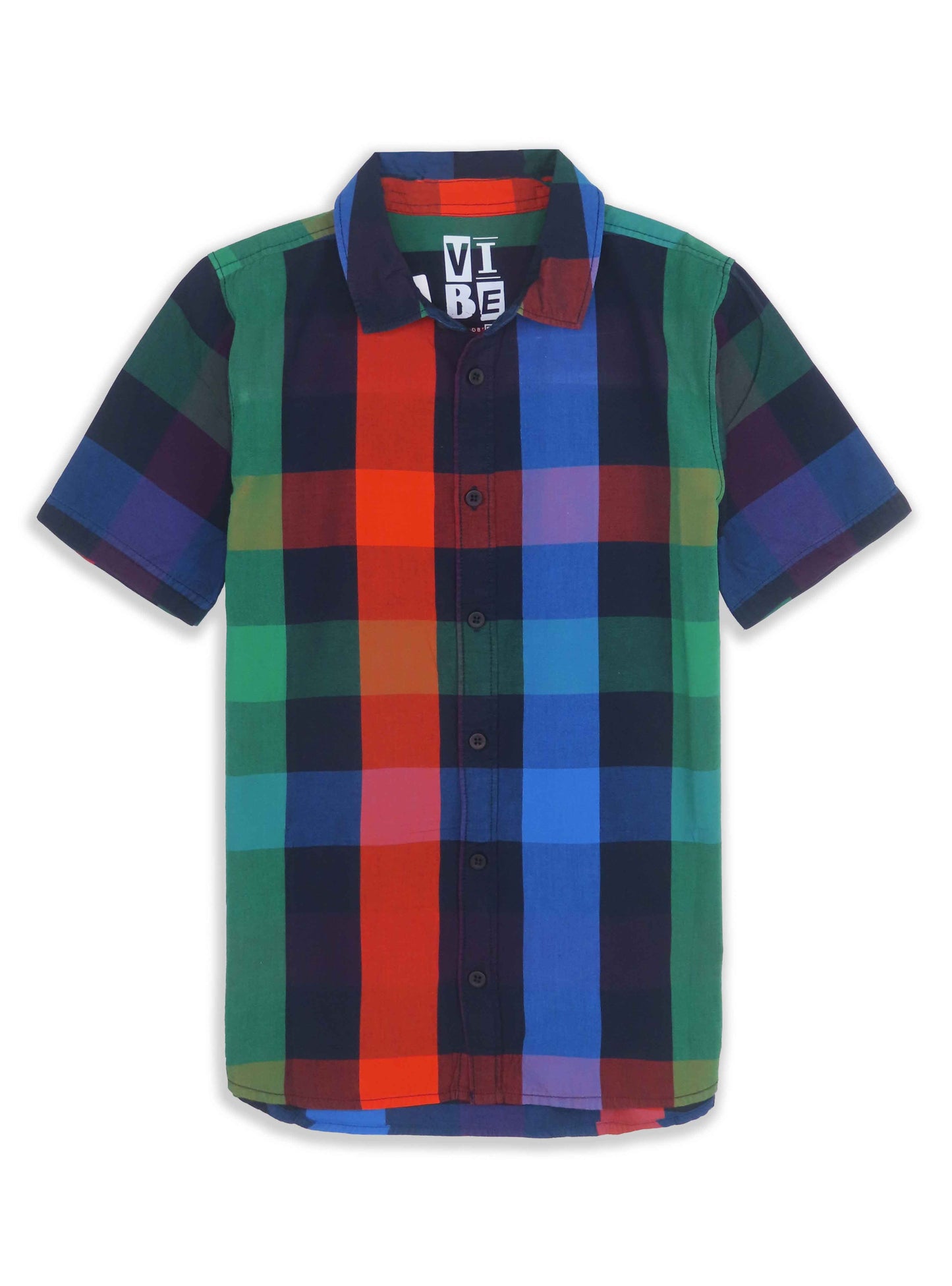 Boys Checked Woven Shirt Multi Checks