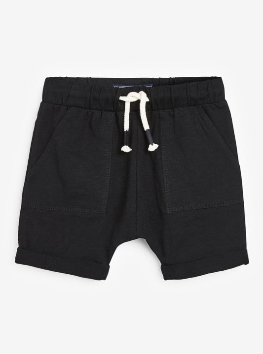 Boys Slub Knit Shorts black