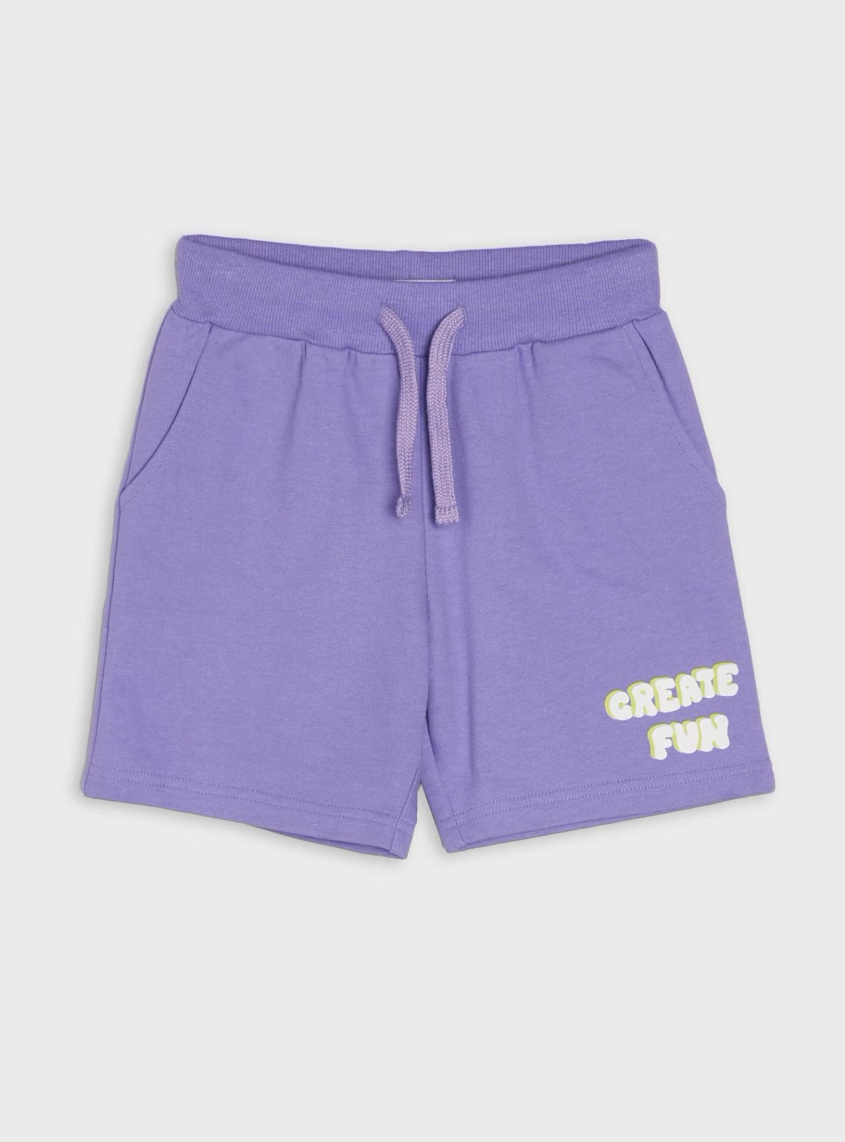 Boys French Terry Lilac shorts