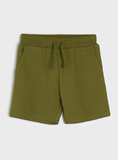 Boys French Terry Olive Shorts