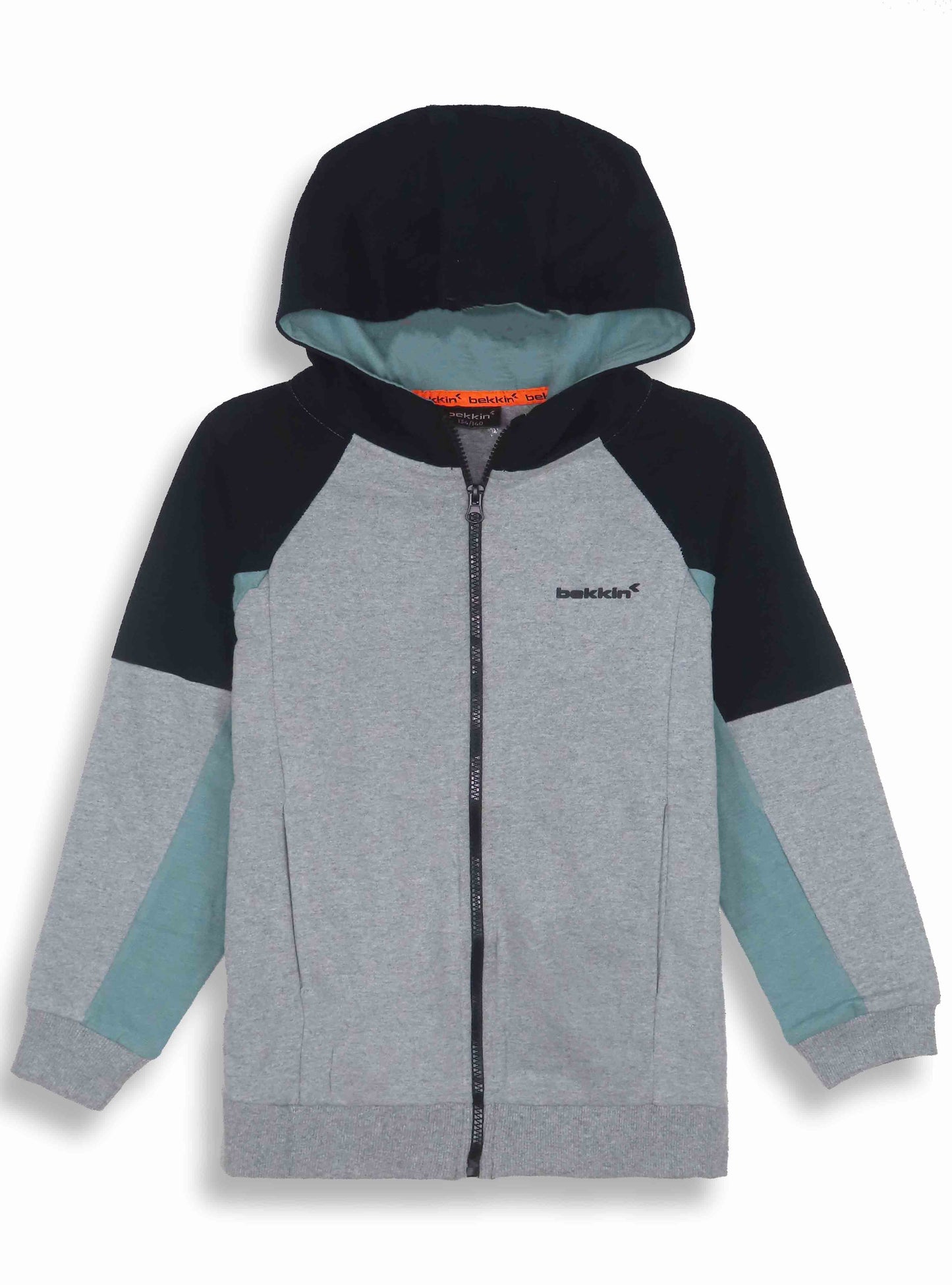 Boys Hooded Full Zipper Sweatshirt