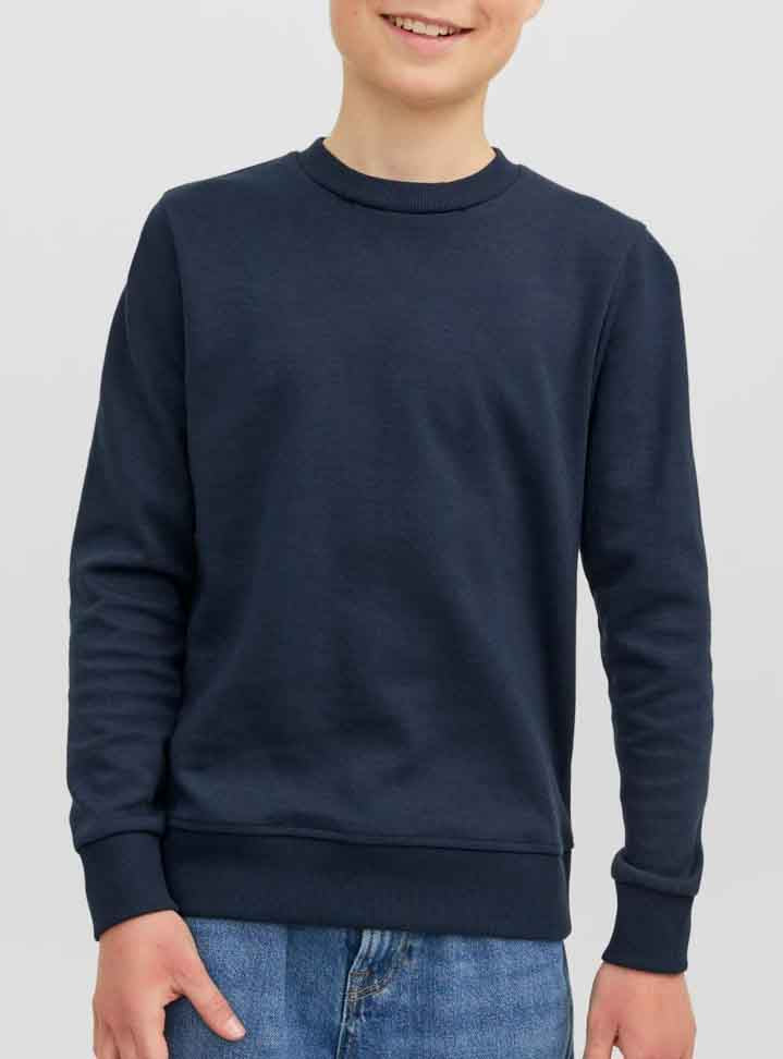 Boys Navy Pullover Fleece Sweatshirt