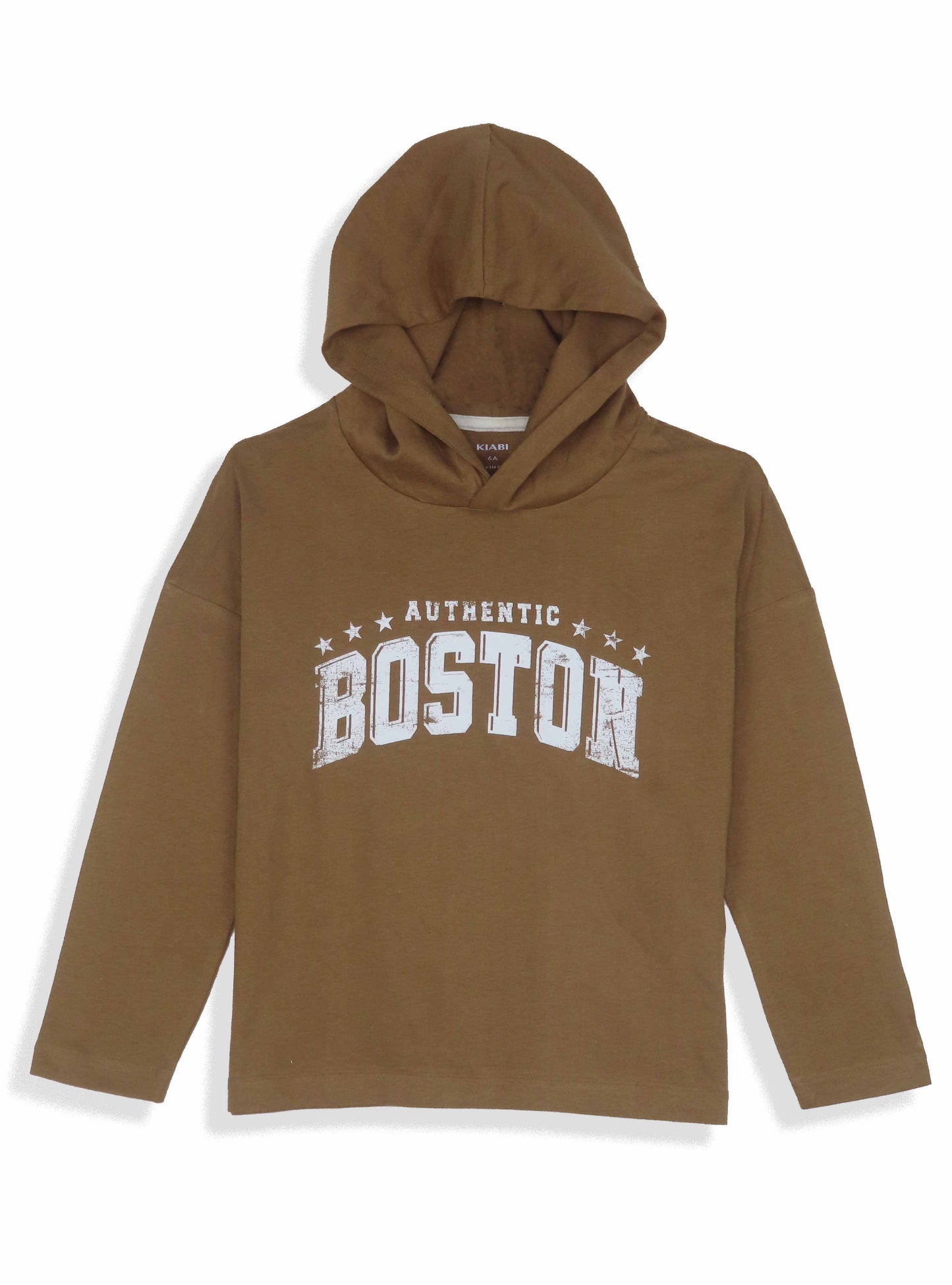 Boys Long Sleeve Hooded T Shirt