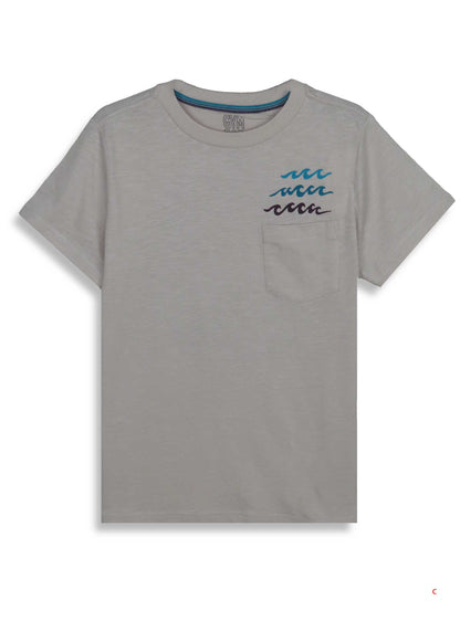 Boys Printed T Shirt With Pocket