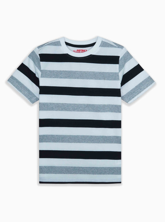 Boys Multi Striped T Shirt