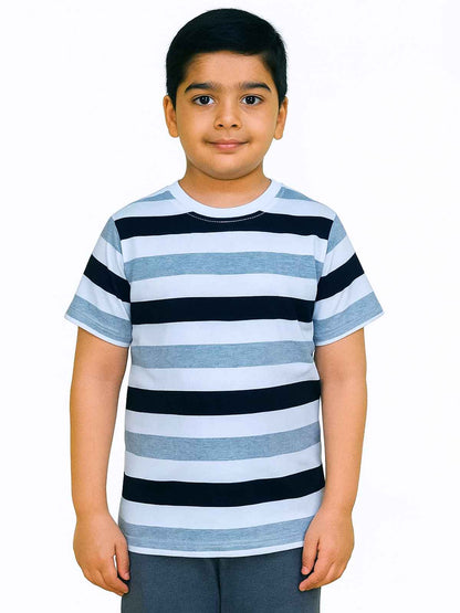 Boys Multi Striped T Shirt