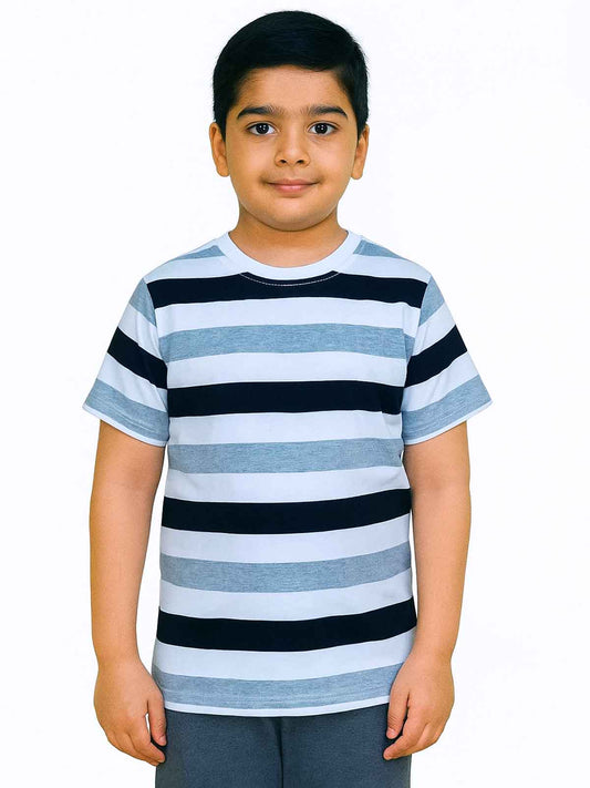 Boys Multi Striped T Shirt