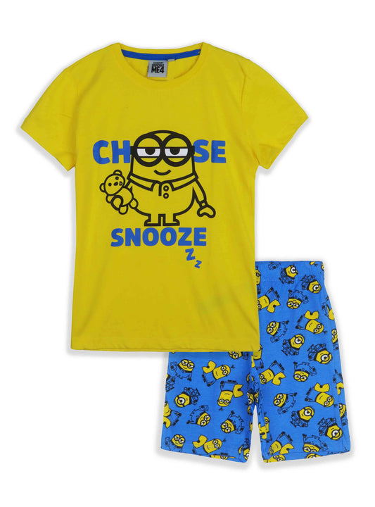 Boys Printed Shorty Set