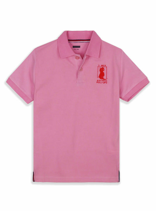 Boys Polo Baby Pink