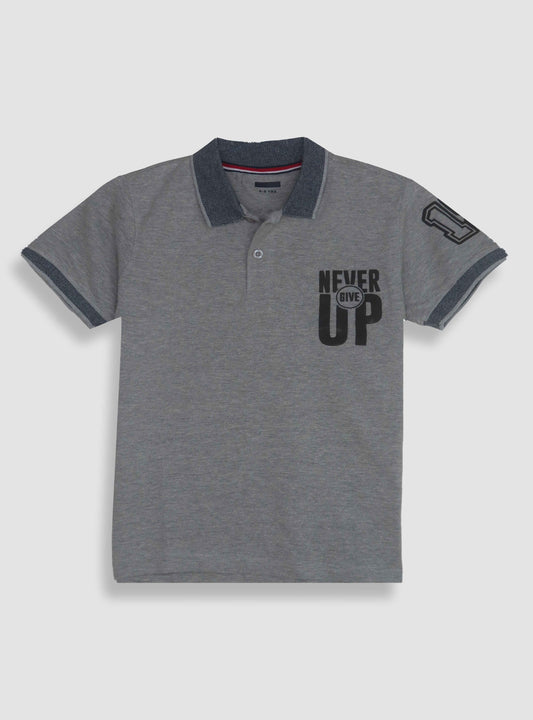 Boys Polo Grey