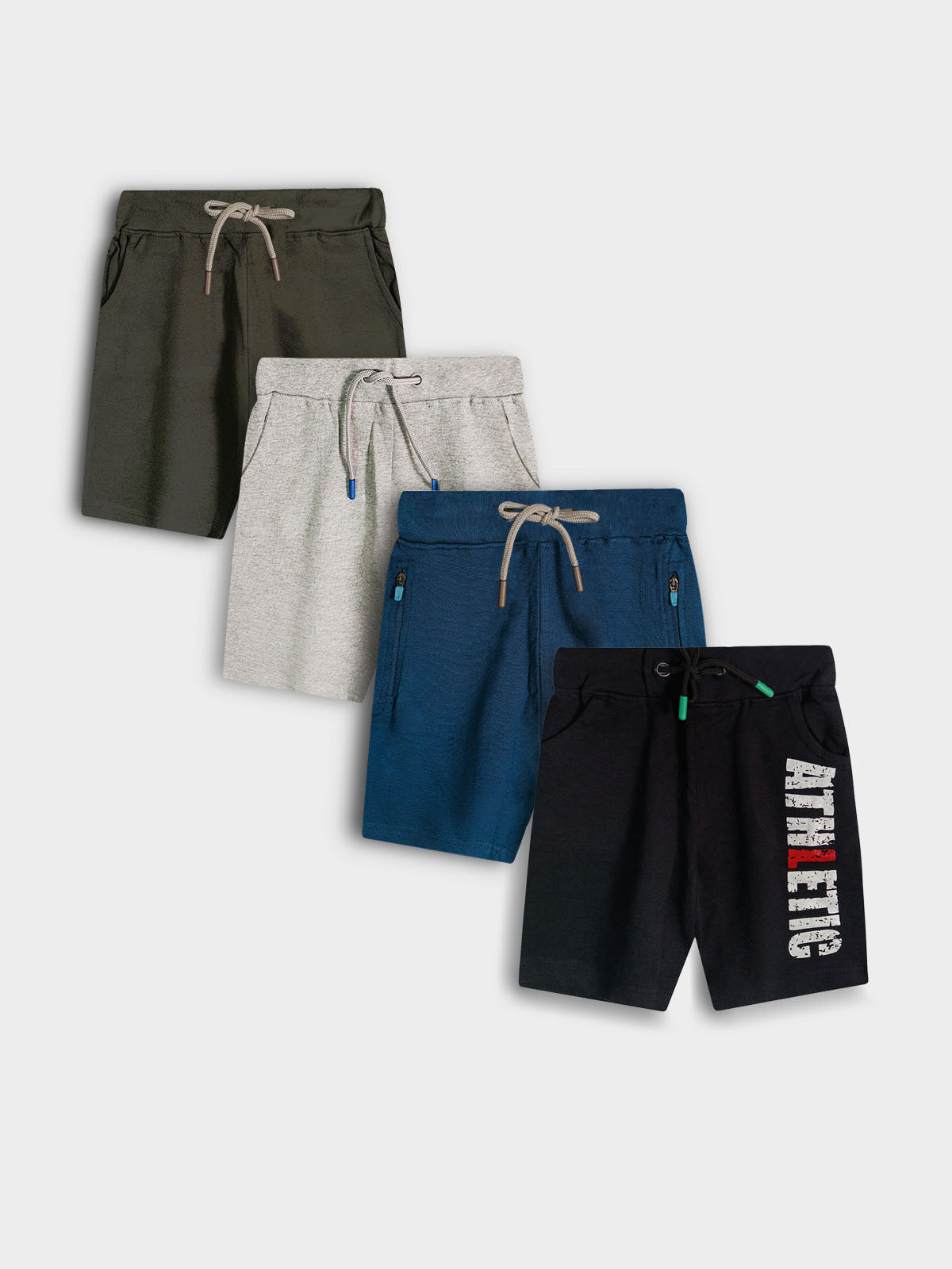 Boys French Terry Knit Shorts Mixed