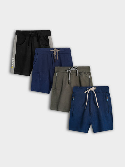 Boys French Terry Knit Shorts Mixed