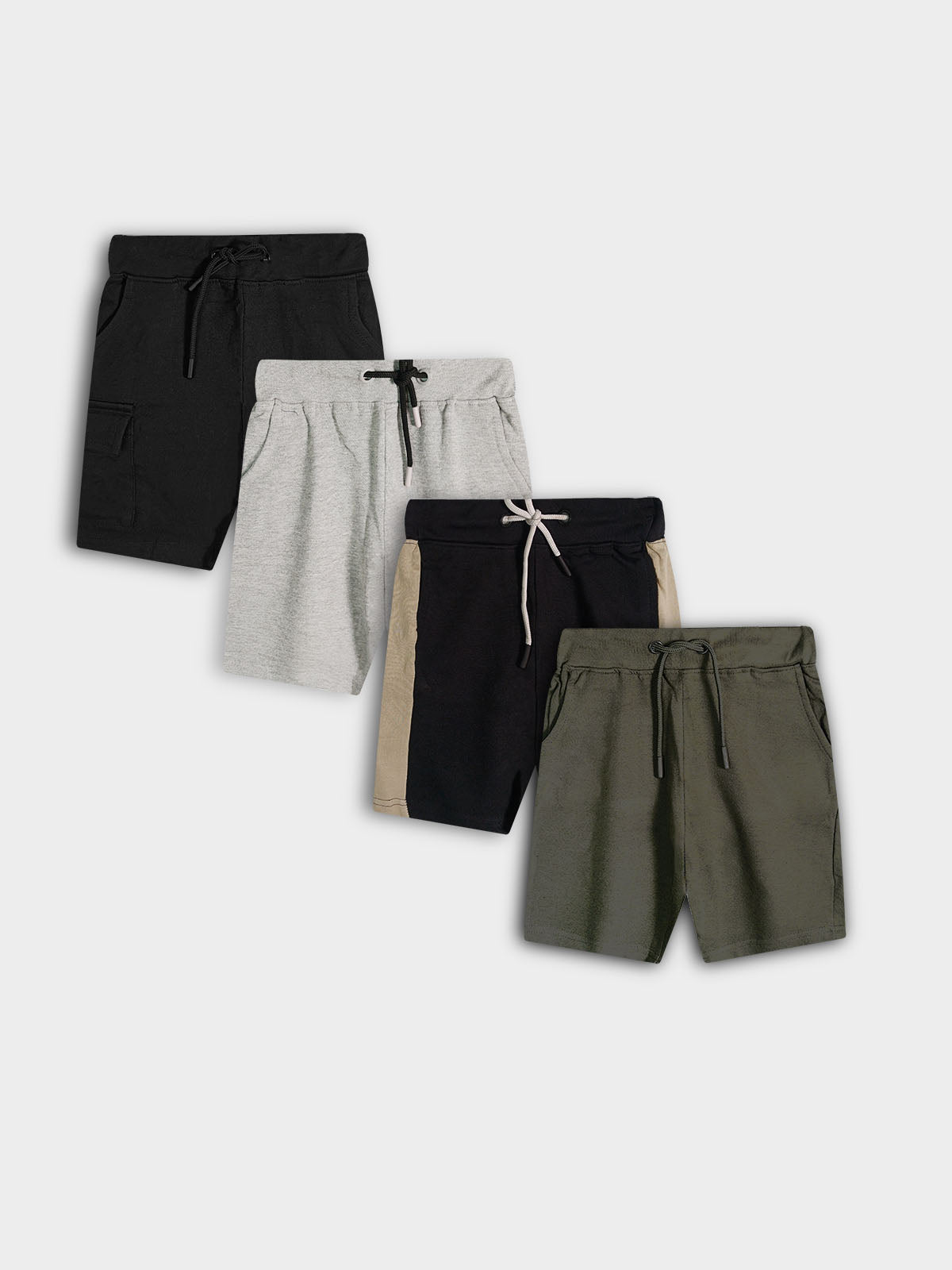 Boys French Terry Knit Shorts Mixed