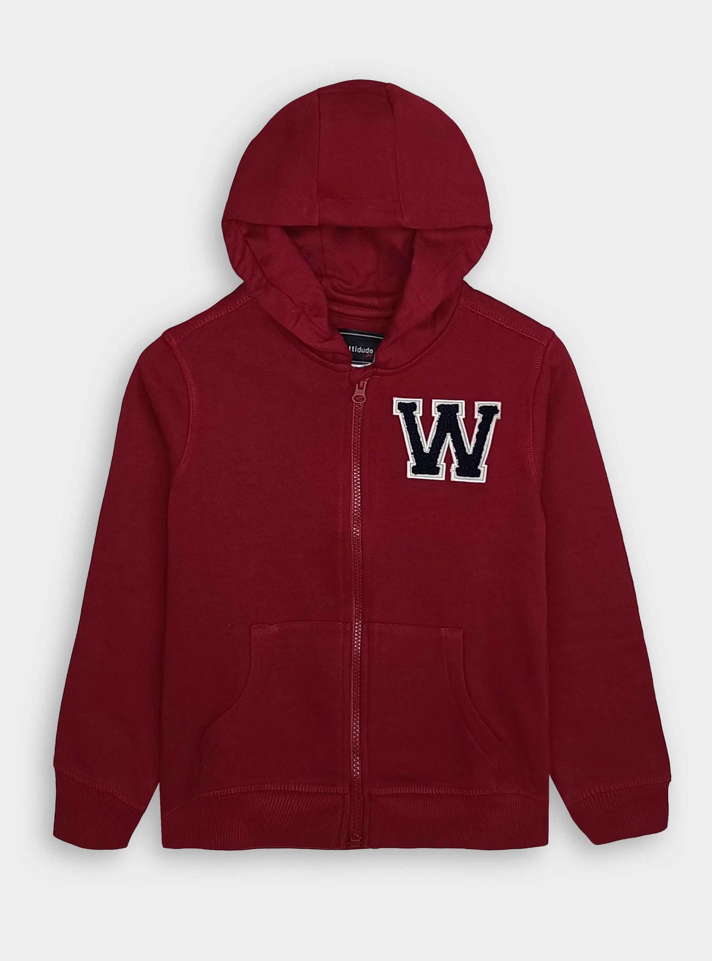 Boys Hooded Full Zipper Sweatshirt