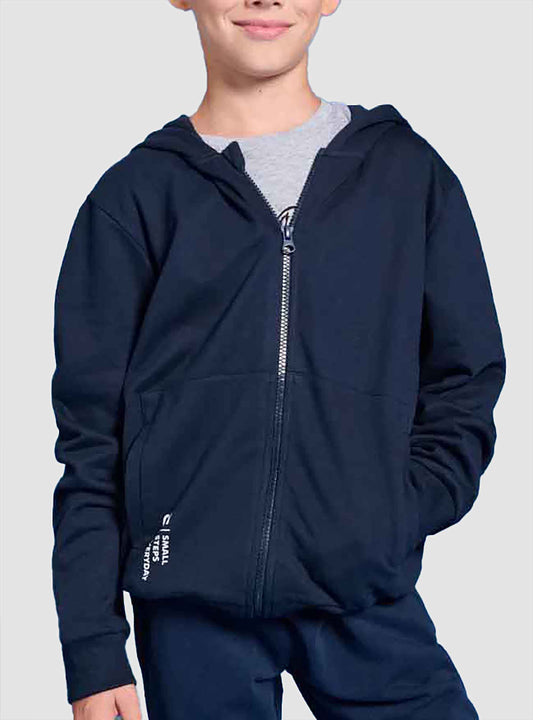 Boys Hooded Full Zipper Sweatshirt