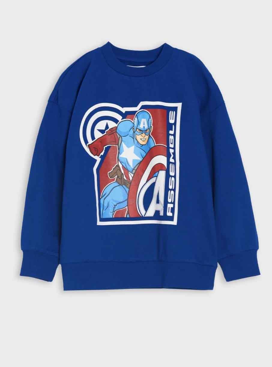 Boys Crew Neck Pullover Sweatshirt