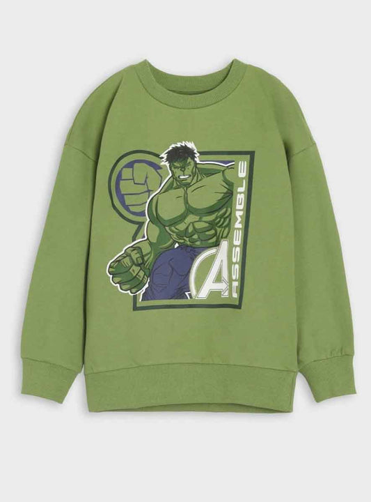 Boys Crew Neck Pullover Sweatshirt