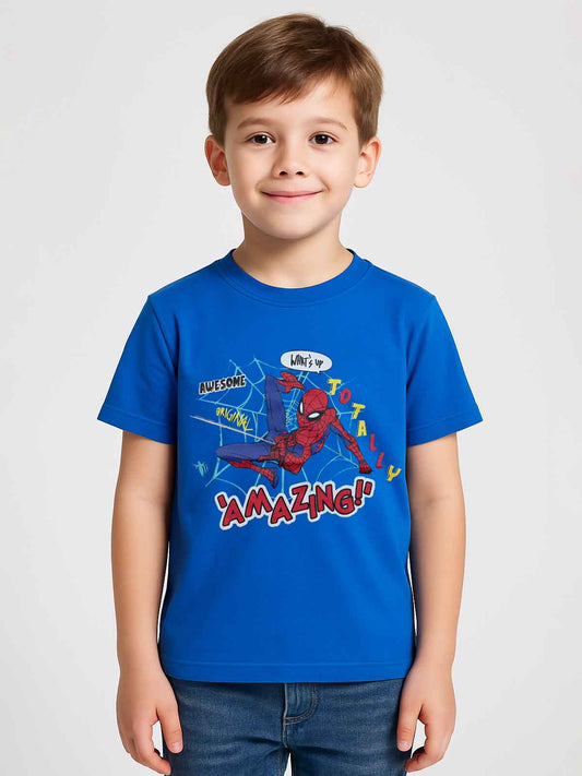 Boys Spider-Man Printed T-Shirt